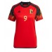 Belgien Romelu Lukaku #9 Replika Hjemmebanetrøje Dame VM 2022 Kortærmet